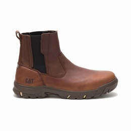 Caterpillar Abbey Steel Toe Work Női 6 Inch Bakancs Sötét Barna, HU-Y016